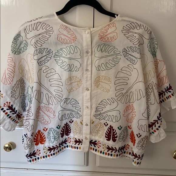 Zara embroidered top - Picture 3 of 3